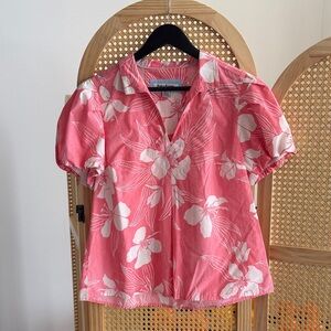Tommy Bahama Pink Floral Blouse